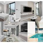 Luxury 1BR with Private Pool & Balcony
