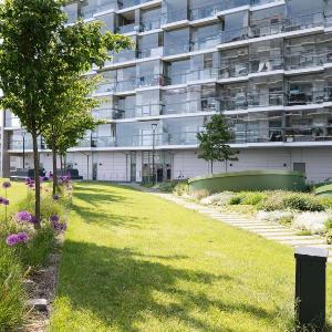 Modern apartment with Sauna and big balcony near Train Station