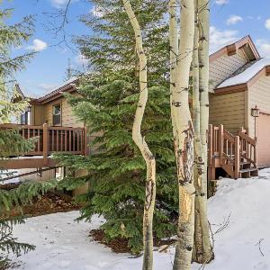 Above it All: Peak 8 Chalet Private Hot Tub & Fireplace Near Shuttle!