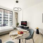 VayK - Refined Studio in Dubai Hills with Pool View 