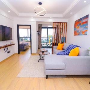Chic 1BR in Marina Bay Westlands with rooftop pool annd gym