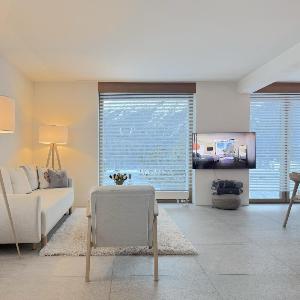 downtown Sankt Moritz luxury apartment with lake view