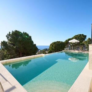 Beautiful villa with terrace near beach