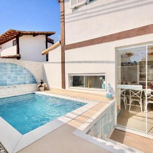 Casa D Buzios Geribá a poucos passos da praia com piscina.