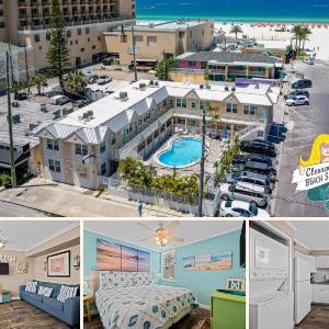 Beach Condo Heated Pool Steps to Sand Clearwater Beach Suites 205