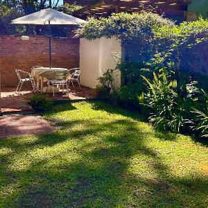 Duplex in the woods with private garden