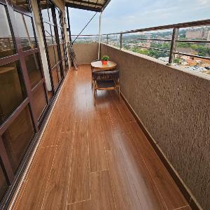 Top floor studio with Naguru hill views