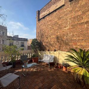 Beautiful Terrace Apartment near Plaza Espanya