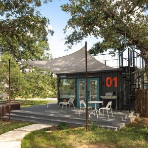 ParcBlu Unit 1 Hill Country Container Pool Hot Tub