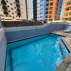 Apto 2 quartos PISCINA churrasqueira PraiaGrande