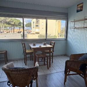 Studio avec parking privatif à deux pas de la plage du Grazel - GN590-009