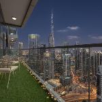 Panoramic Burj Khalifa View Rooftop Infinity Pool Dubai