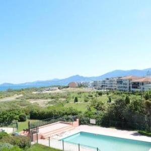 studio cabine piscine front de mer saint cyprien sud sc490-085