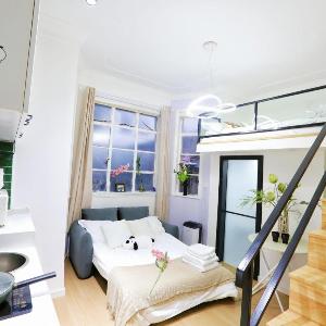 YaoTai - Stylish High-Ceiling Loft with Large Windows & Sofa Lounge