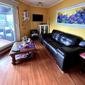 Apartment in Pucón with views of the lake and the volcano