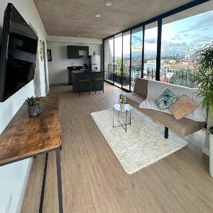 Loft moderno con vista panorámica