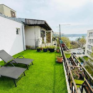 Danube-view City Center Apartment with Terrace