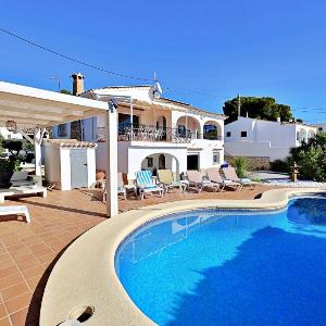 Volantis - villa with ocean view and private pool in Benissa