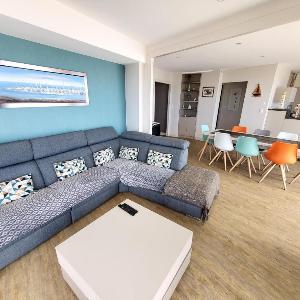Appartement grand balcon vue mer - 6 pers. - FR-1-92-962