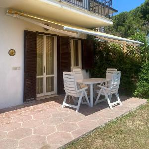 M372 - Marcelli trilocale con giardino vista mare