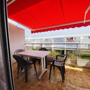 Studio climatisé avec terrasse proche plage - 2 pers. - FR-1-874-89