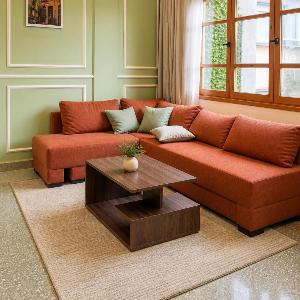 The rail charm 1 bedroom one living room with open kitchen bar 1 bathroom 1 balcony and entry hall