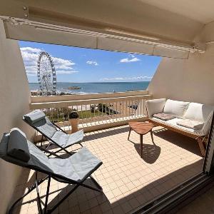 Appartement climatisé vue mer parking - 4 pers. - FR-1-328-289