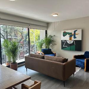 3br with a private terrace Roma norte