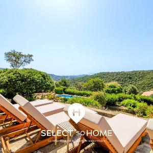 SELECTsoHOME - Vue mer piscine 10p - Provence - VILLA BELLA VISTA
