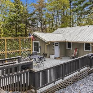 Forest Chalet with Hot Tub Near Gunstock home