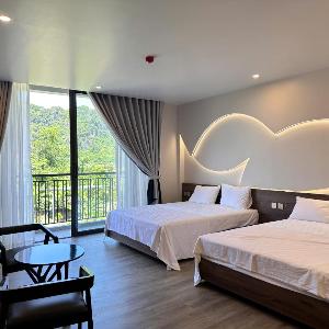Hidden Green Hotel Tam Coc - Rooftop Pool With Mountain View