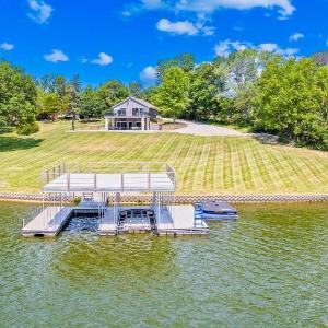 KC's Only Lake House w Dock and Sport Court!