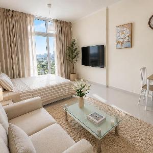 NamaStay- Premium Damac Hills Studio Retreat