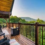 Knotty & Nice | Smoky Mtn Views Hot Tub Games Tennessee