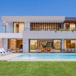VACATION MARBELLA I Villa Trophy Built in 2026 Private Turquoise Pool 6BDR Walking Distance to Los Naranjos Minutes from Puerto Banus Luxury Interiors Private GYM Lounge Bar