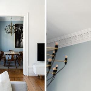 Modern Ostermalm Apartment Balcony 4m Ceilings