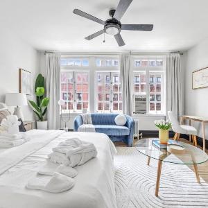 The West Village Penthouse Huge Windows Desk Skylights Cobblestone Street
