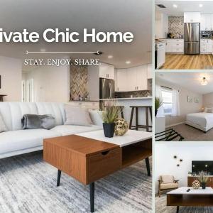 Private Chic 2br 10 min to Downtown Fast Wifi