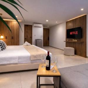 Suite de lujo cama king con AC
