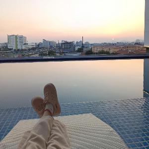 Studio 1 giường King tại Sentosa view phố tầng cao ở Hải Phòng
