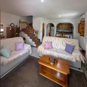 Casa en la playa con piscinas