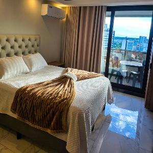 Balcon piso 13 - Lujo - Piscina - Gym - Home Office