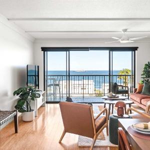 Retro Coastal Retreat with Pool and Kings Beach Views
