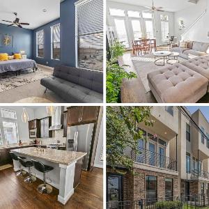 Heights Rooftop 3 Private Suites 2-Car Garage Sleeps 6