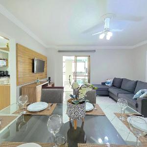 Apt 3 Quartos c/ garagem 150m do mar em Meia Praia