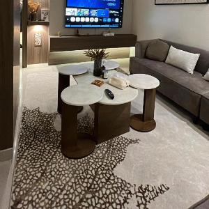 A classy suite with an elegant design and private parking