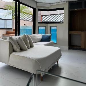 Cobertura Duplex na Enseada - Piscina Privativa Área Gourmet com vista ao Mar