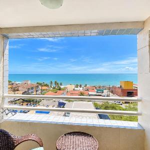 flat terrazzo pé na areia