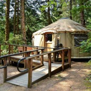 South Jetty Camping Resort Wheelchair Accessible Yurt 3