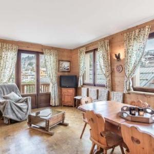 Appartement 2 chambres en centre-ville à Megève avec balcon et wifi